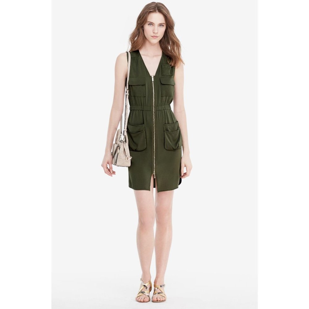 Diane Von Furstenberg Adara zip front dress